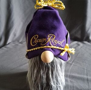 Gnome with Crown Royal hat